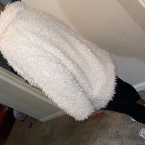 Off white sweater coat
